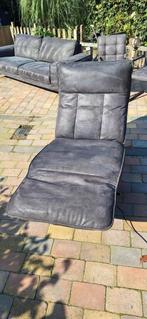 Relaxstoel Alcantara Antraciet Grijs, Ophalen, Gebruikt, Stof, 75 tot 100 cm