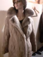 Prachtige lange echte muisgrijze mink bontjas bont jas M, Kleding | Dames, Jassen | Winter, Ophalen of Verzenden, Zo goed als nieuw