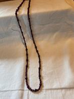 Granaat collier, Ophalen of Verzenden, Zo goed als nieuw, Rood, Steen of Mineraal