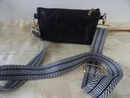 Depeche leren tasje portemonnee tas schoudertas crossbody, Ophalen of Verzenden, Zo goed als nieuw, Zwart, Schoudertasje