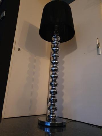 Bollenlamp bollamp vloerlamp zilver chroom. beschikbaar voor biedingen