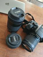 Canon EOS 700D incl lenzen en toebehoren, Ophalen, Spiegelreflex, Canon, Geen optische zoom