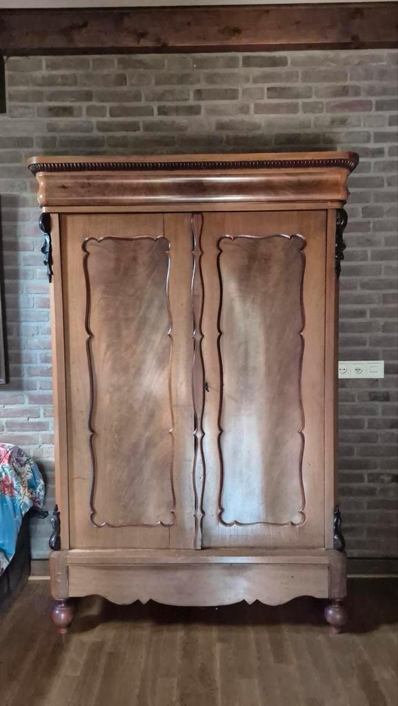 Biedermeier Meidenkast linnenkast kledingkast, Antiek en Kunst, Antiek | Meubels | Kasten, Ophalen