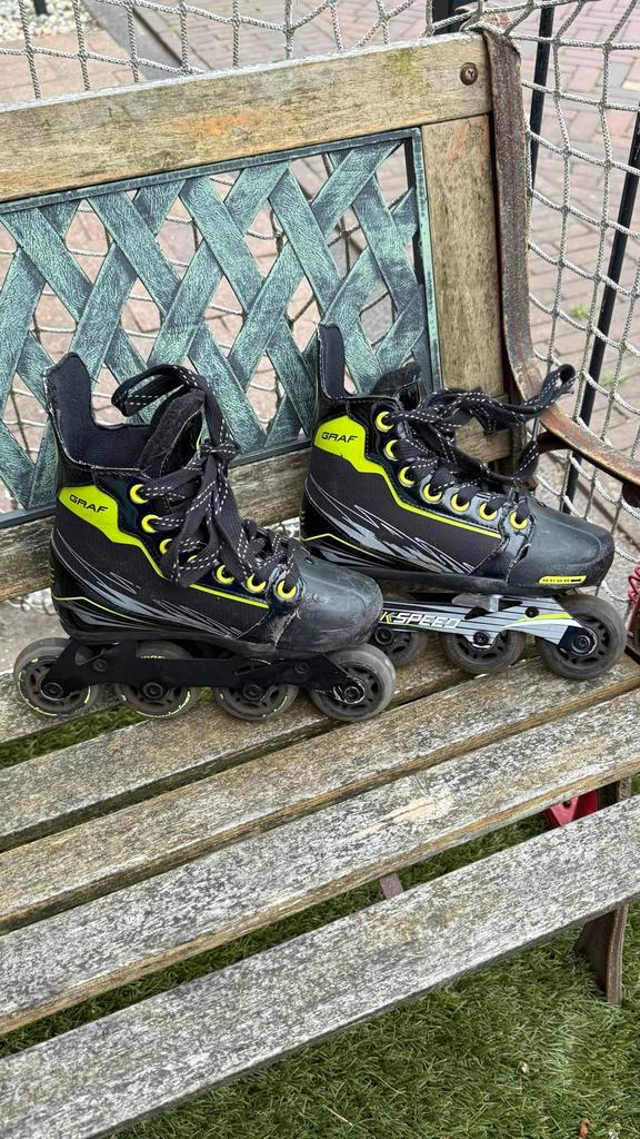 Graff Inline Skates Verstelbaar 28-34, Sport en Fitness, Skeelers, Gebruikt, Inline skates 4 wielen, Overige merken, Kinderen