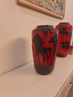 2 Scheurich Fat Lava Vazen - West Germany, Antiek en Kunst, Ophalen