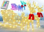 Kerstverlichting, 2x rendier met slee, 240 LED´s NIEUW !!, Diversen, Kerst, Ophalen of Verzenden, Nieuw