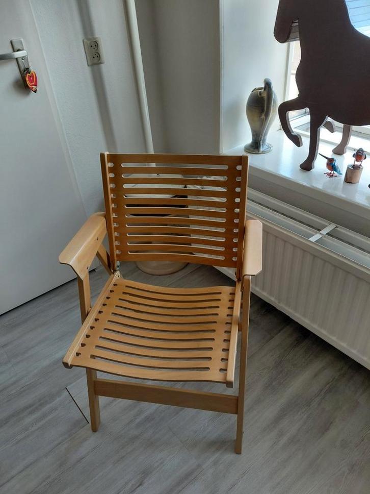 Vintage rex stoel niko kralj desing 50s mid centry design, Huis en Inrichting, Stoelen, Gebruikt, Eén, Ophalen