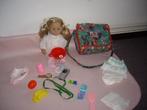 baby chou chou met verzorgingstas met acc, Ophalen of Verzenden, Zo goed als nieuw, Babypop
