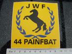 sticker JWF 44 painfbat logo embleem leger, Verzamelen, Verzenden, Zo goed als nieuw, Bedrijf of Vereniging