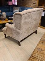*OPRUIMING* Loveseat Grand Duc Stof Taupe €599,- NU €499,-, Huis en Inrichting, Fauteuils, Landelijke loveseat fauteuil grand duc stof taupe gratis bezorgd