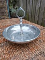 Vintage Schaal met Handvat - Aluminium?, Overige materialen, Gebruikt, Schaal, Rond