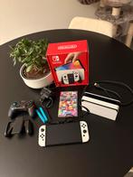 Nintendo Switch OLED - Krasvrij!, Ophalen of Verzenden, Zo goed als nieuw, Met 1 controller, Switch OLED