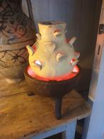 Tafellamp aardewerk kunst retro vintage, Ophalen of Verzenden