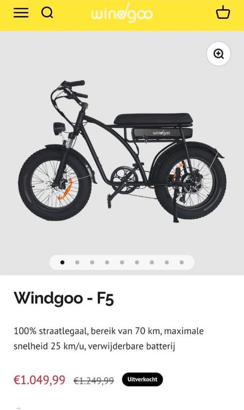 Partij Fatbike, Fietsen en Brommers, Elektrische fietsen, Nieuw, Overige merken, 59 cm of meer, 50 km per accu of meer, Ophalen