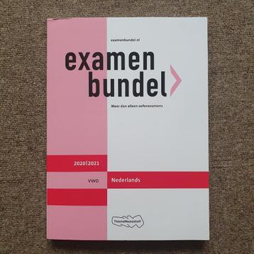 Examenbundel VWO Nederlands 2020 / 2021 beschikbaar voor biedingen