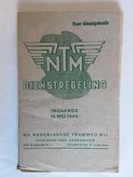 HEERENVEEN, NTM DIENSTREGELING 15 MEI 1949, Ophalen of Verzenden, Gebruikt, Bus of Metro, Overige typen