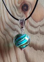 kettinkje met handgemaakte lampwork glaskraal, Overige kleuren, Verzenden, Nieuw, Overige materialen