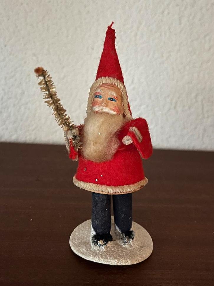Vintage kerstman papier-maché - Japan, Diversen, Kerst, Gebruikt, Ophalen of Verzenden