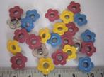 25 eyelets bloemen mix kleuren of alleen rose, Hobby en Vrije tijd, Ophalen of Verzenden, Nieuw, Overige thema's, Overige typen