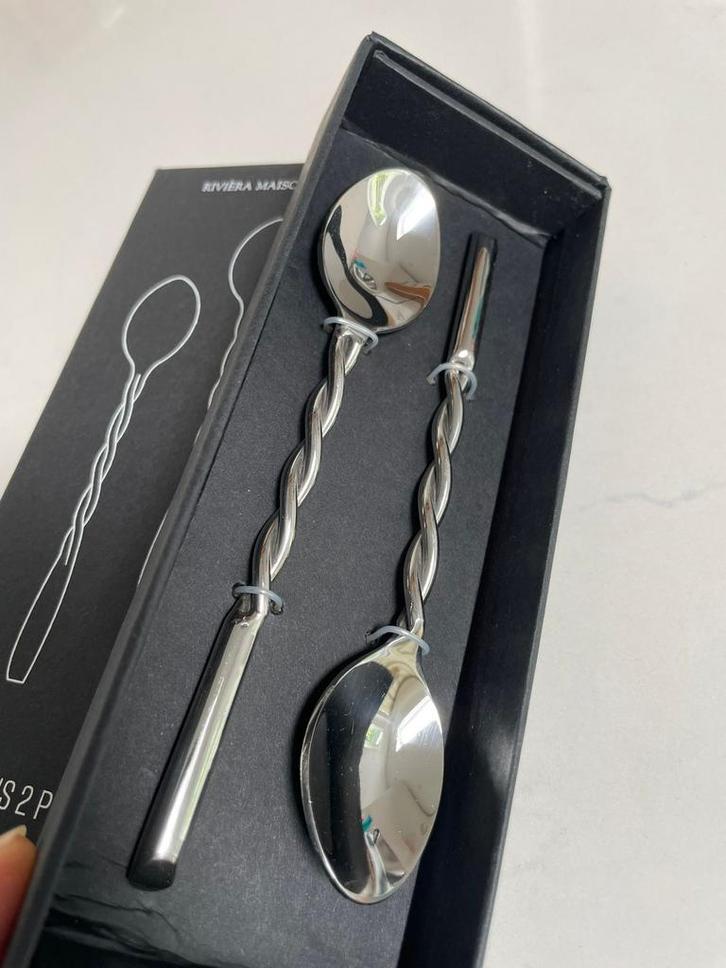 Rivièra Maison Twisted Spoons (nieuw), Huis en Inrichting, Keuken | Bestek, Nieuw, Rvs of Chroom, Ophalen of Verzenden