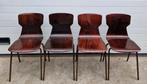 67 x Pagholz Vintage schoolstoelen Galvanitas stoelen retro, Huis en Inrichting, Stoelen, Ophalen of Verzenden, Zo goed als nieuw