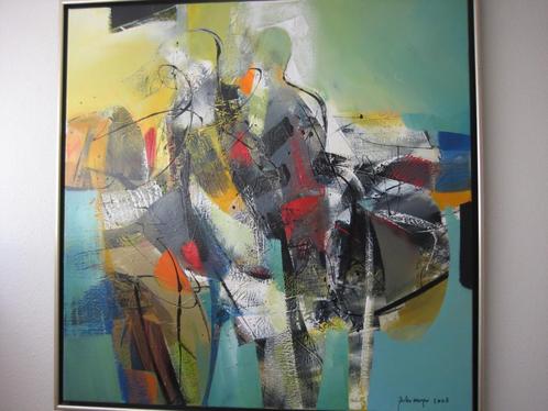 Peter Meijer Schilderij, Antiek en Kunst, Kunst | Schilderijen | Abstract, Ophalen of Verzenden