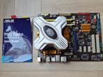 Asus P5Q Turbo met Intel Core2Quad Q6600 Processor, Gebruikt, DDR2, ATX, Intel