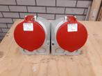 Mennekes 1 fase 230V blauw en 3 fase 400V rood CEE WCD, Ophalen of Verzenden, Zo goed als nieuw, Stopcontact