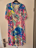 Travelstof jurk angelle Milan  maat m, Maat 38/40 (M), Angelle Milan, Blauw, Ophalen of Verzenden