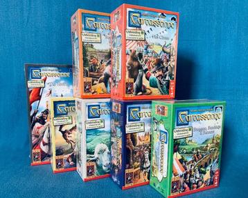 Carcassonne : voordeelpakket 8 uitbreidingen - 25% korting beschikbaar voor biedingen