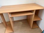 Klein houtkleurig bureau 120 x 60, Ophalen, Gebruikt, 70 tot 120 cm, Minder dan 70 cm