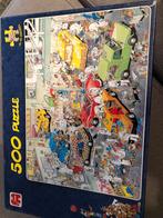 Jan van Haasteren - In de Autospuiterij - 500 stukjes, Ophalen, 500 t/m 1500 stukjes, Zo goed als nieuw, Legpuzzel