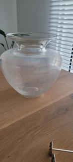 Glazen A.D. Copier  vaas, Gebruikt, Wit, Ophalen of Verzenden, Glas