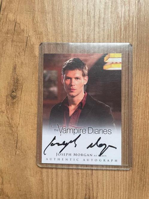 Handtekening Jospeh morgan klaus mikealson vampire diaries, Verzamelen, Muziek, Artiesten en Beroemdheden, Zo goed als nieuw, Foto of Kaart