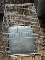 Metalen hondenkennel, Dieren en Toebehoren, Hondenbenches, Ophalen, Zo goed als nieuw