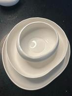 Porseleinen Serviesgoed - 6 Personen, Huis en Inrichting, Keuken | Servies, Gebruikt, Ophalen of Verzenden, Effen, Porselein