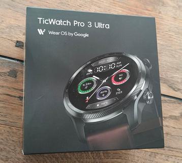 TicWatch Pro 3 Ultra Smartwatch ECG hartmeter extra lader