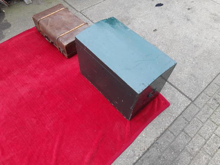 OUDE SCHEEPS KOFFER MET DEKENKIST 19.95 PER STUK, Antiek en Kunst, Antiek | Woonaccessoires, Ophalen of Verzenden