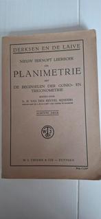 Derksen en de Laive nieuw beknopt der leerboek Planimetrie, Antiek en Kunst, Ophalen of Verzenden