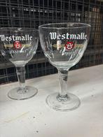 Westmalle bierglazen 12 stuks, Ophalen of Verzenden, Zo goed als nieuw, Glas of Glazen, Overige merken