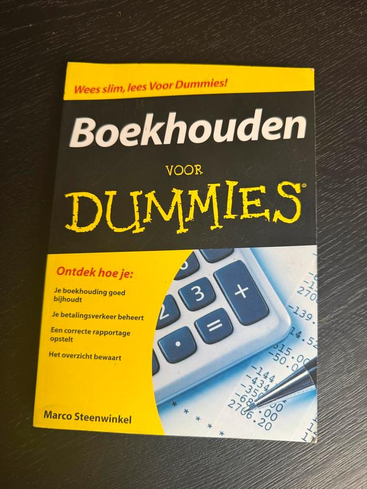 Boekhouden voor Dummies - Marco Steenwinkel, Boeken, Economie, Management en Marketing, Gelezen, Accountancy en Administratie