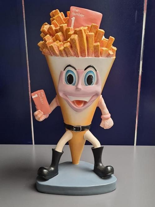 Kare design Deco french fries cone, friet puntzak, Verzamelen, Merken en Reclamevoorwerpen, Gebruikt, Reclamebord, Ophalen of Verzenden