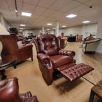 Chesterfield bankstel compleet 3+1+1 en relaxfauteuil., Huis en Inrichting, Gebruikt, Vierpersoons of meer, Ophalen, Chesterfield, Delta Chesterfield, Springvale