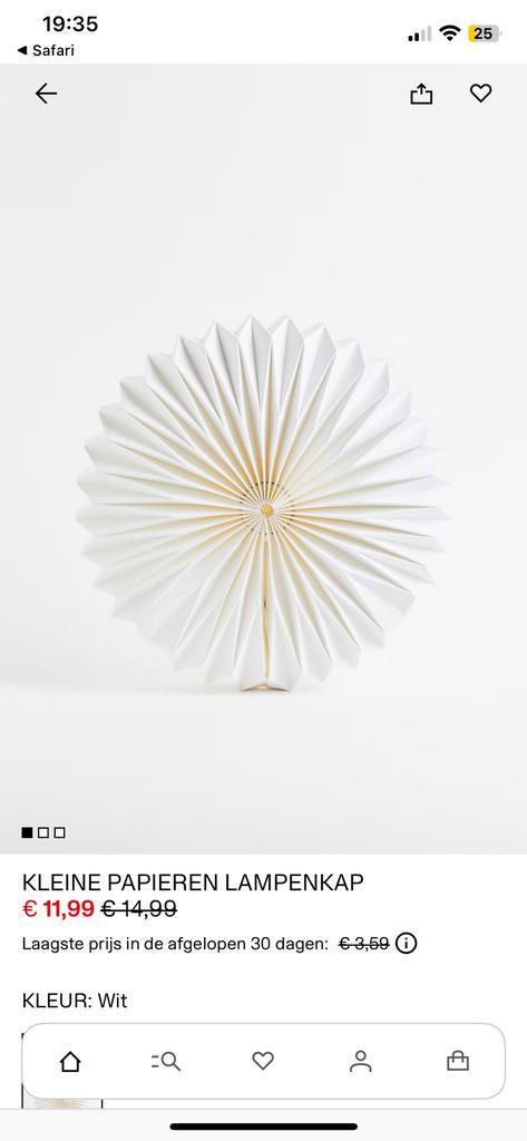 5 nieuwe in doos (wit, rood, fuchsia) papieren lampenkappen, Huis en Inrichting, Lampen | Lampenkappen, Nieuw, 25 tot 50 cm, Rond