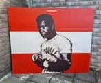 Mohammed Ali Cassius Clay paneel schilderij groot uniek mooi, Ophalen, Gebruikt, Overige