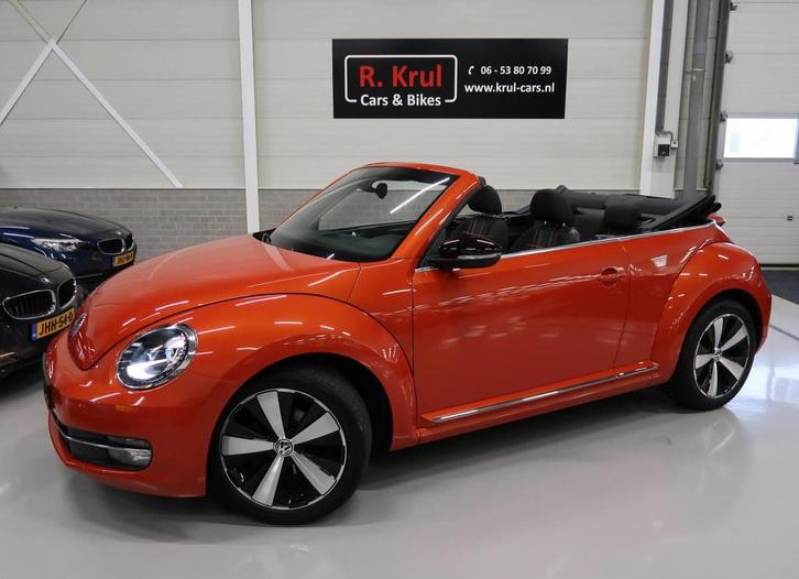Volkswagen Beetle Cabriolet 1.2 TSI Club Xenon Fender Airco-, Auto's, Volkswagen, Bedrijf, Te koop, Beetle (Kever), ABS, Airbags