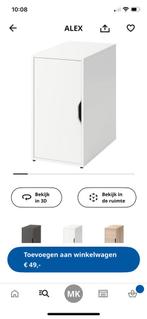 Ikea alex kastje bureau, Huis en Inrichting, Kasten | Roldeurkasten en Archiefkasten, Ophalen, Minder dan 50 cm, Zo goed als nieuw