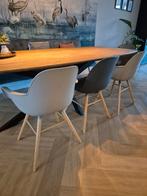Set van 4 Albert Kuip stoelen van Zuiver, Huis en Inrichting, Tafels | Eettafels, Ophalen of Verzenden, Zo goed als nieuw, Rechthoekig