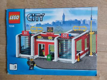 Lego City 7208 Fire Station // brandweerkazerne beschikbaar voor biedingen