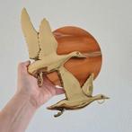 Retro vintage messing hollywood regency vogel eend vogels, Ophalen of Verzenden, Huis en Inrichting